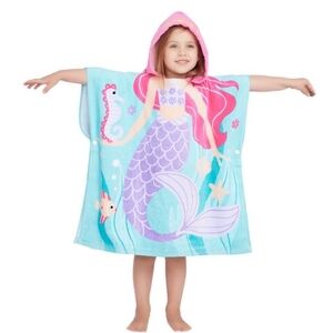 Modern. Southern. Home.™Kids Mermaid Hooded Beach Towel. Better quality.
